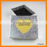 Silver Love Heart Jewlery Box For Gift Wholesale ZTPB-0013