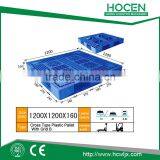 1600*1600 Plastic Pallet With 9 Feet, Single Faced Hygienic Plastic Pallet thumbnail-5