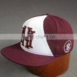 Custom Diamond Polyster Fabric Snapback Cap With 3D Embroidery Logo thumbnail-3