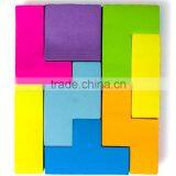Wholesale Eco-friendly Products Letter Shaped Sticky Notes Tetris Notepad Memo Pad thumbnail-3