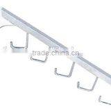 C13 Creative Style Slotted Channel Hardware Chrome j Hooks Waterfall Hook