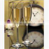 OEM & LOGO Custom Lover Long-Stem Champagne Flute Glasses for Wedding Toasting thumbnail-1