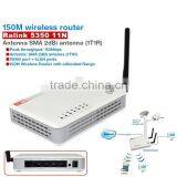150mbps Ralink 5350 11N / 150M Wireless Wifi Router / Antenna SMA 2dBi Antenna (1T1R) thumbnail-1