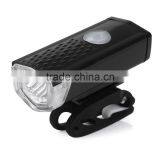 Bike Bicycle Light Water Resistant Rechargeable Mountain Bike Front Light with USB Changer for Night Cycling