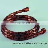 red bronzed S.S shower hose/ACS approved & according to TUV