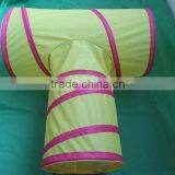 2016hot Sellling Arrive T Style Cat Tunnel Pet Toy Wholesale Candy Color Polytser Cat Tunnel thumbnail-5