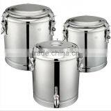 Foood Keep Warm With Cover 50L Stainless Steel Barrel With TAP thumbnail-1