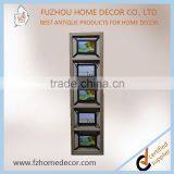 Hot Seller Decorative Antique Wooden Photo Frame With Metal Multi Opening thumbnail-5