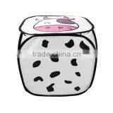 Kids Cartoon Pop Up Cow Laundry Storage Hamper thumbnail-1