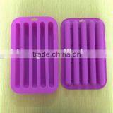 Manufacture Eco-friendly Strip Shape Silicone Ice Cube Tray