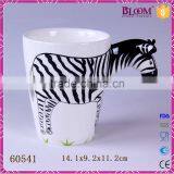 3d Ceramic Hippopotamus Shape Animal Mug thumbnail-1