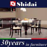 Wenge Finished 7PCS Furniture Dinning Table Set Dining Room A-3 thumbnail-2