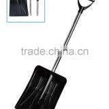 14" Plastic Snow Shovel With Long Metal Handle thumbnail-5