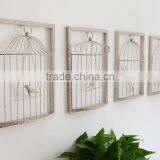 Home Wall Mounted 3D Metal Wire Hanging Decoration Bird Decorate Pictures