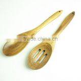 22036 High Quality Beech Wood Spoon Slotted Spoon thumbnail-3