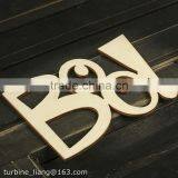 DIY Art Crafts Wood Laser Cut Letter Boo Cutout for Wall thumbnail-1