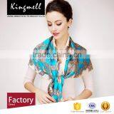 Custom-made Satin Silk Shawl Print Silk Scarf thumbnail-3