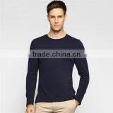 Custom100% Cotton O Neck e Winter Tee Long Sleeve Blank Shirts Men T-shirt thumbnail-1