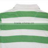 Top Design Latest Green Stripe Polo T-shirts for Men Designer Stripe Polo T-shirts thumbnail-3