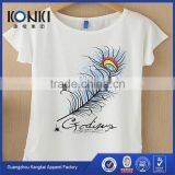 Fresh Unisex Round Neck Plain T-shirts With Printing for Boy and Girl