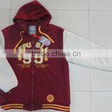 Stock Wholesale Fleece Jacket Sherpa Lined Hooded Fleece Jacket /coat thumbnail-2