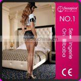 2017 New Designs Woman Sex Hot Collar Top With Pocket Police Costume thumbnail-2