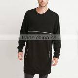 Wholesale Make Your Own Crew Neck Black Tall Sweatshirts Mens Sweatshirts thumbnail-1