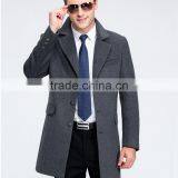 MSW0043 Wholesale Brand Mens 2016 New Winter Men's Wool Fashion Windbreaker Suit Collar Long Coat. thumbnail-5