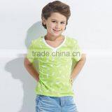 Wholesale New Design v Neck Full Printing Cotton Kids t Shirts Manufacture thumbnail-1