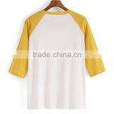 China Fashion Embroidered Short Sleeve Woman T-shirt Summer Woman Clothing Custom Woman T-shirt thumbnail-3