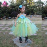 Pure White Tulle Girl Crochet Tutu Dress Beautiful Puffy Baby Dance Dress thumbnail-2