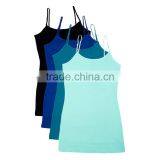 Fashion Designer Custom Women Wholesale Seamless Plain White Tank Top thumbnail-3