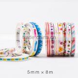 5mm*8m Decoration Washi Paper Customized Adhesive Paper Planner Accessories thumbnail-4