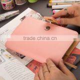 A6 Size PU Cover Agenda Planner With Metal Clasp Case Bound Diary Customizable Office Notebook thumbnail-4