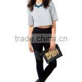 Elasticized Waistband Skinny PU Legging Sexy Fancy Legging for Ladies thumbnail-3