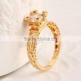 New Design Gold Finger Ring Zinc Alloy Finger Ring Latest Gold Finger Ring Designs thumbnail-1