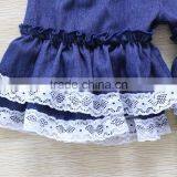 Boutique Wholesale Baby Denim Ruffle Lovely Shorts Summer Infant Toddler Girl Shorts thumbnail-3