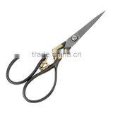 Gunmetal Vintage Retro Style Stainless Steel Fabric Cutting Scissors thumbnail-1