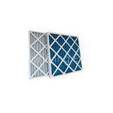 Blue Primary Pleated Panel Air Filters Moisture-proof / House Air Filter