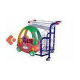 Cold Wire Steel Childrens Shopping Cart Supermarket Shopping Trolley