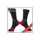 Black Elite Basketball Custom Athletic Socks size 9 - 11with Nylon