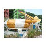 Aqua Park Equipment Fiberglass Water Slides , 19m Height Waterpark Super Bowl For 2 People thumbnail-1
