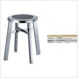 stainless steel round stool fixed