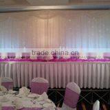 Box Pleats 100% Polyester Table Skirting for Wedding and Banquet