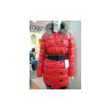 Brand new Moncler Lucie womens down coat-long style,red,size L