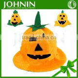 made in China cheap soft fleece chridren costume halloween pumpkin hat