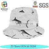 Plain White Cotton Custom Made Bucket Hat Wholesale thumbnail-1