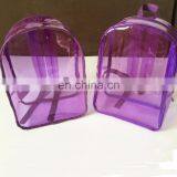 Clear Transparent PVC Multi-pockets School Backpack Outdoor Backpack thumbnail-3