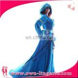 Elegant Renaissance Long Dress Female Costume Halloween Costume thumbnail-5