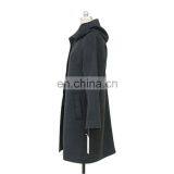 Women Winter Warm Turn-down Collar Long Woolen Trench Coat thumbnail-3